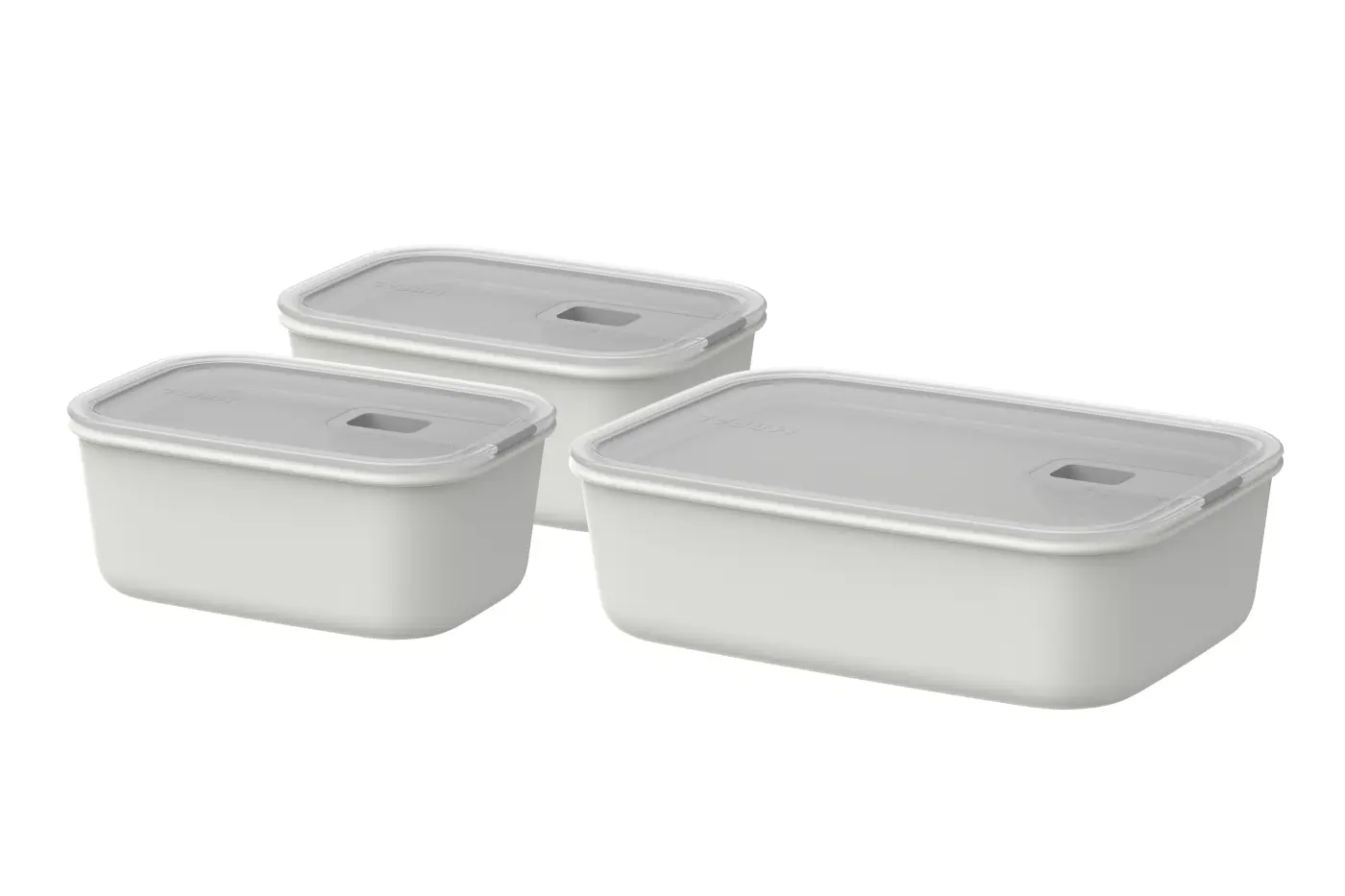 Mepal Set Easyclip 3-teilig (2x 700 ml+1500 Ml) - Nordic White