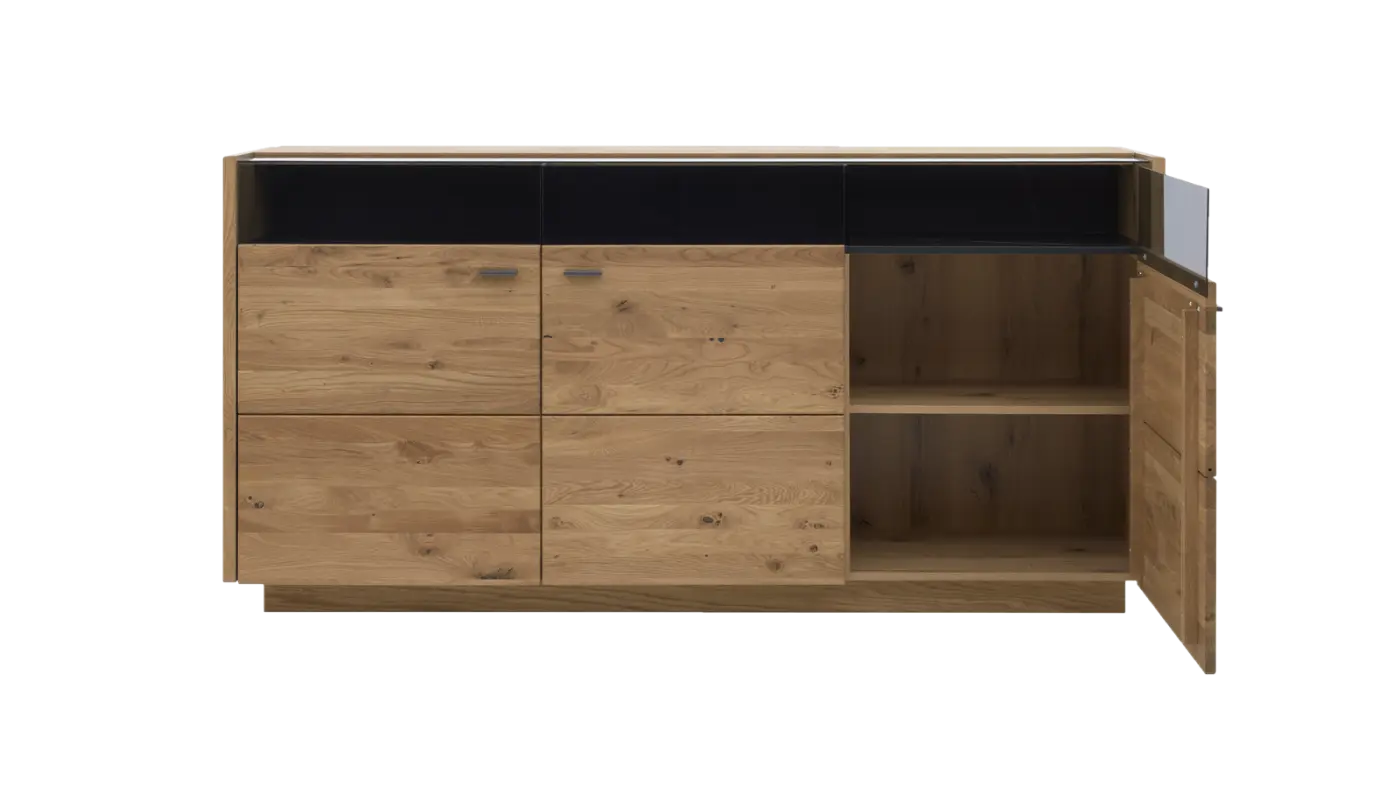 Interliving  Sideboard  Serie 2027  Asteiche geölt  ca. 91,6 x 185,6 cm