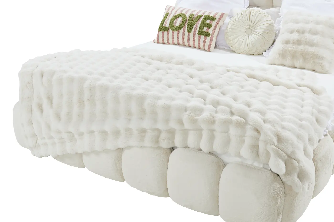 Done. Wohndecke Baloon Beige 150x200cm