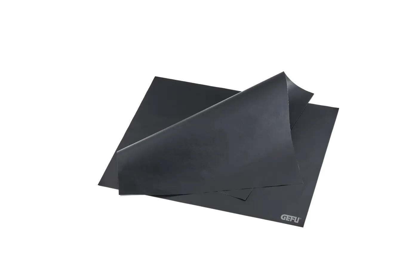 GEFU Dauerbackfolie AGEN  2 Stück schwarz Teflon|Glasfasergewebe|