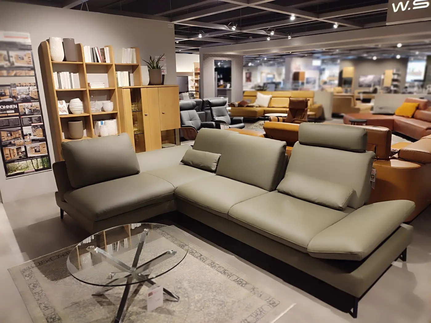 Polinova   Polstergruppe mit Funktion MM-PN1183 olive ca. 199 x 317 cm