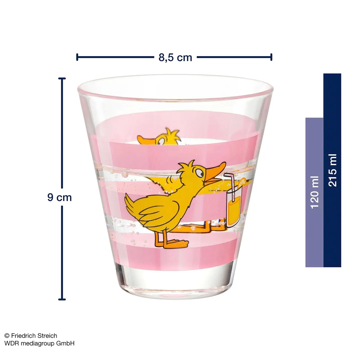 Leonardo Saftbecher BAMBINI mehrfarbig 120 ml 9 cm