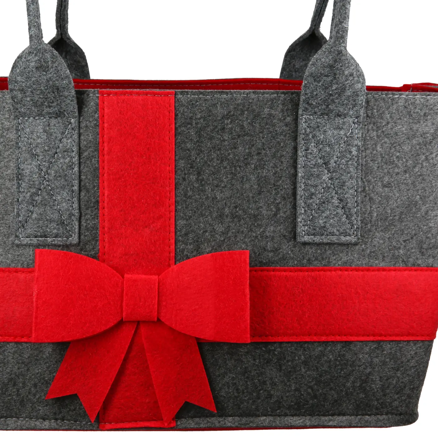 Gilde Tasche dunkelgrau L 22 x B 30 x H 22 cm