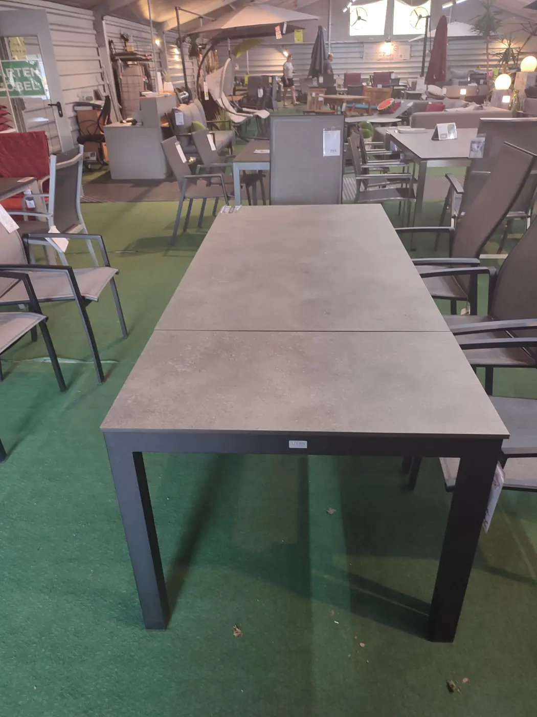 Stern Ausziehtisch 160-210cm schwarz