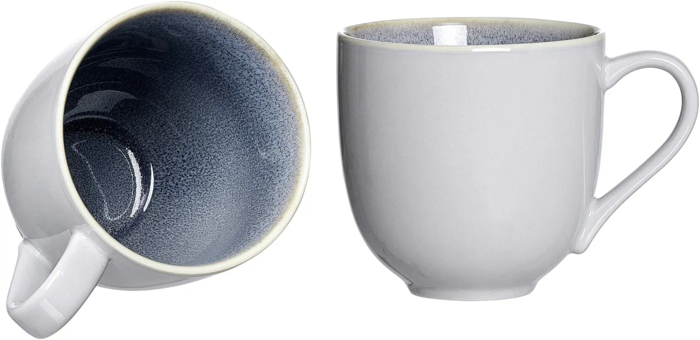 Ritzenhoff & Breker Henkelbecher Skagen Stone grau 440 ml