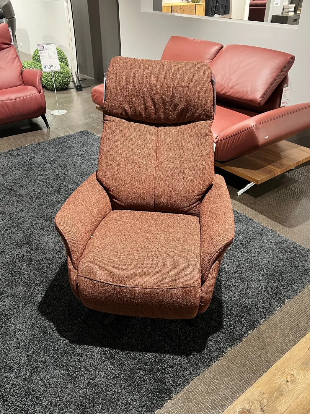 INTERLIVING Relaxsessel Serie 4560 manuell  Q2 Melange Chianti
