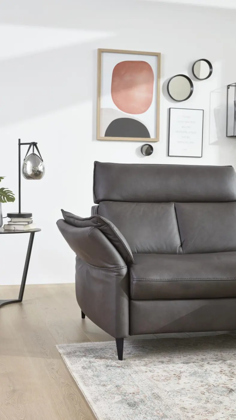 Interliving  3 Sitzer Serie  4058  Cloudy grey ca. 220 cm breit