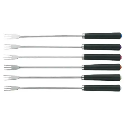 Kela Käsefonduegabeln-Set Morena Edelstahl