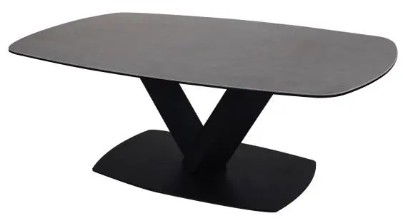 MCA Couchtische Malango Keramik grau 120 x 43 x 70cm 