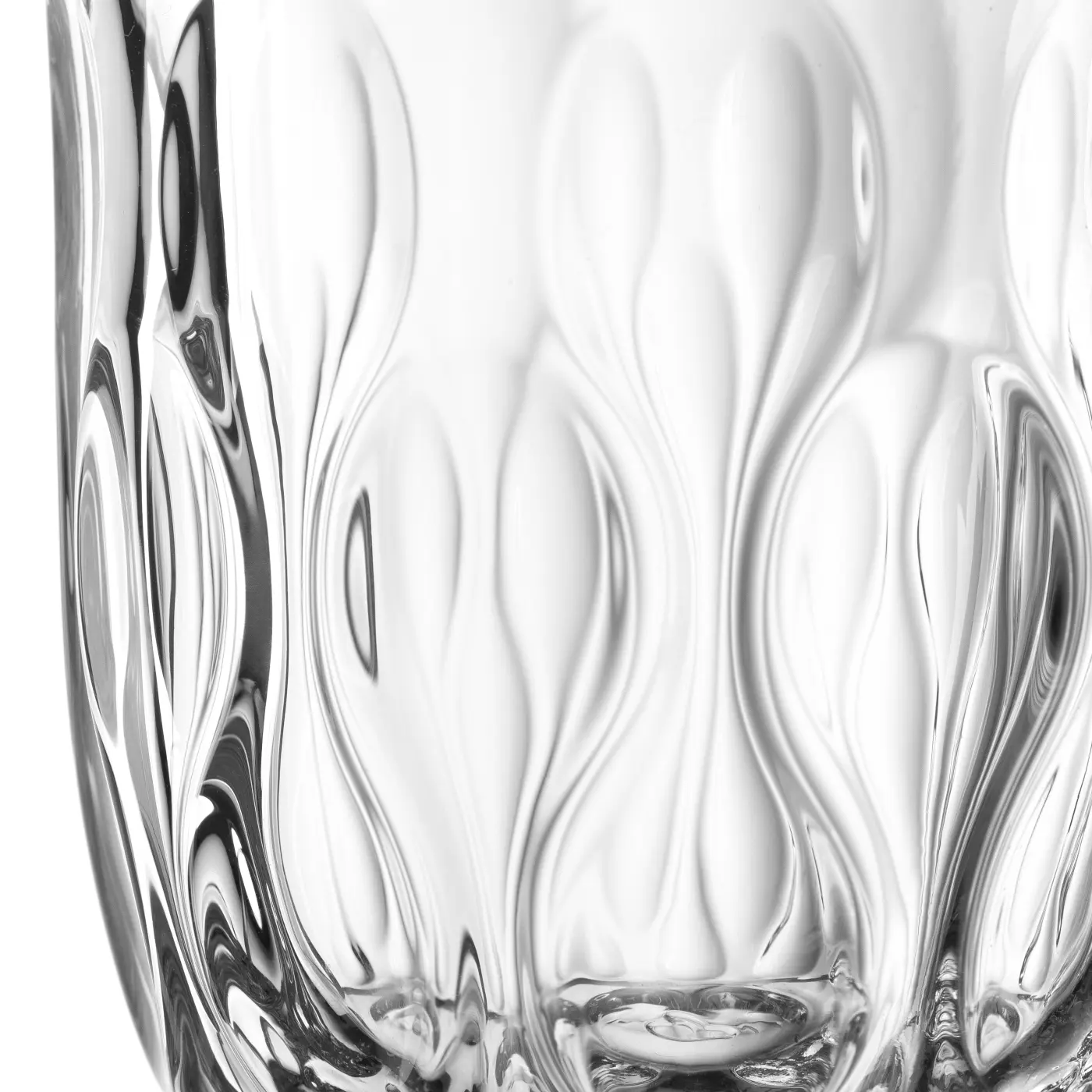 Leonardo 2er Set Latte Macchiato Glas  Gocce transparent 390 ml