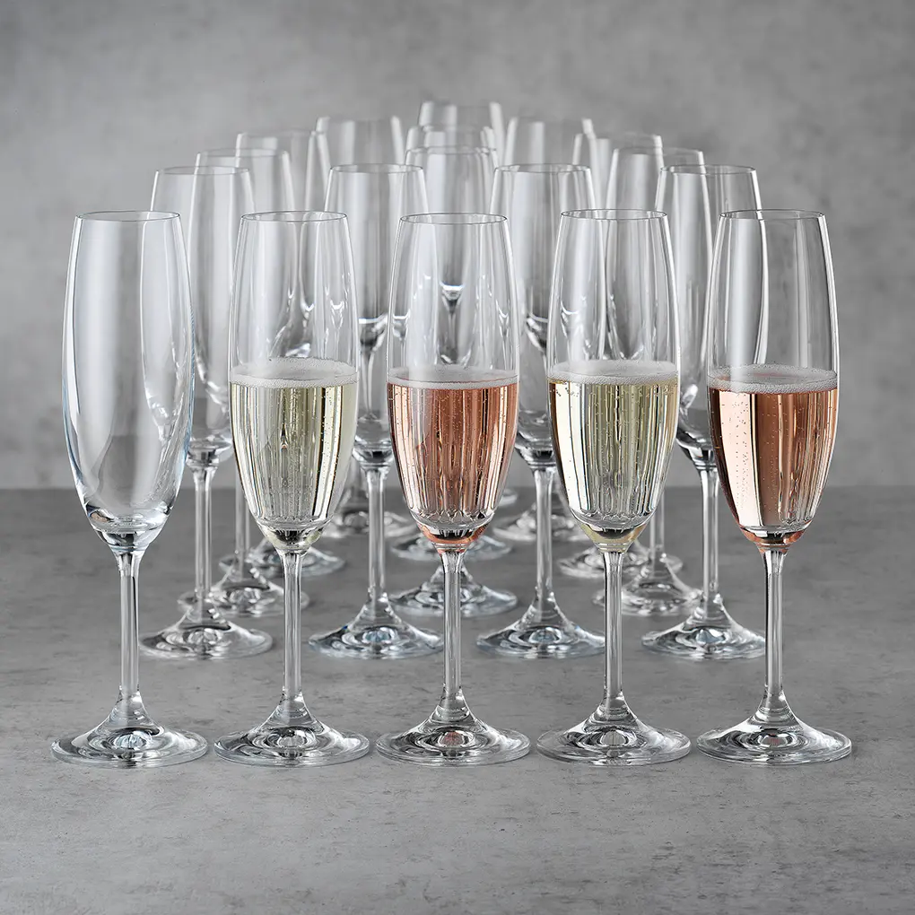 Bohemia 12-teiliges Sektglasset Libera 0,22 l Kristallglas