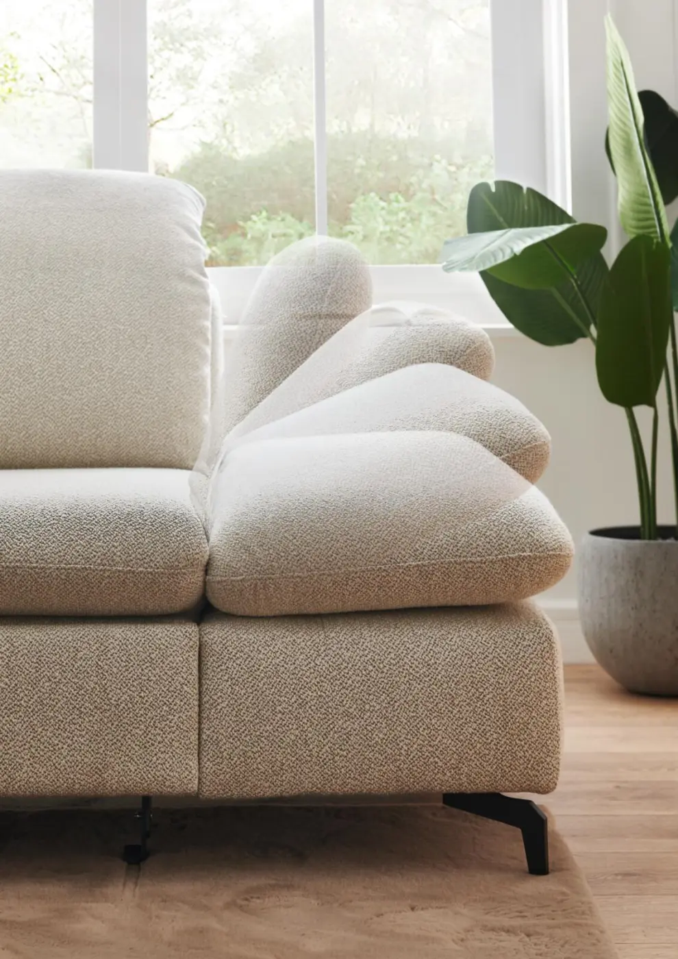 Willi Schillig Wohnlandschaft 15281 - Select Venus Plus mit Funktionen beige ca. 198 x 314 cm