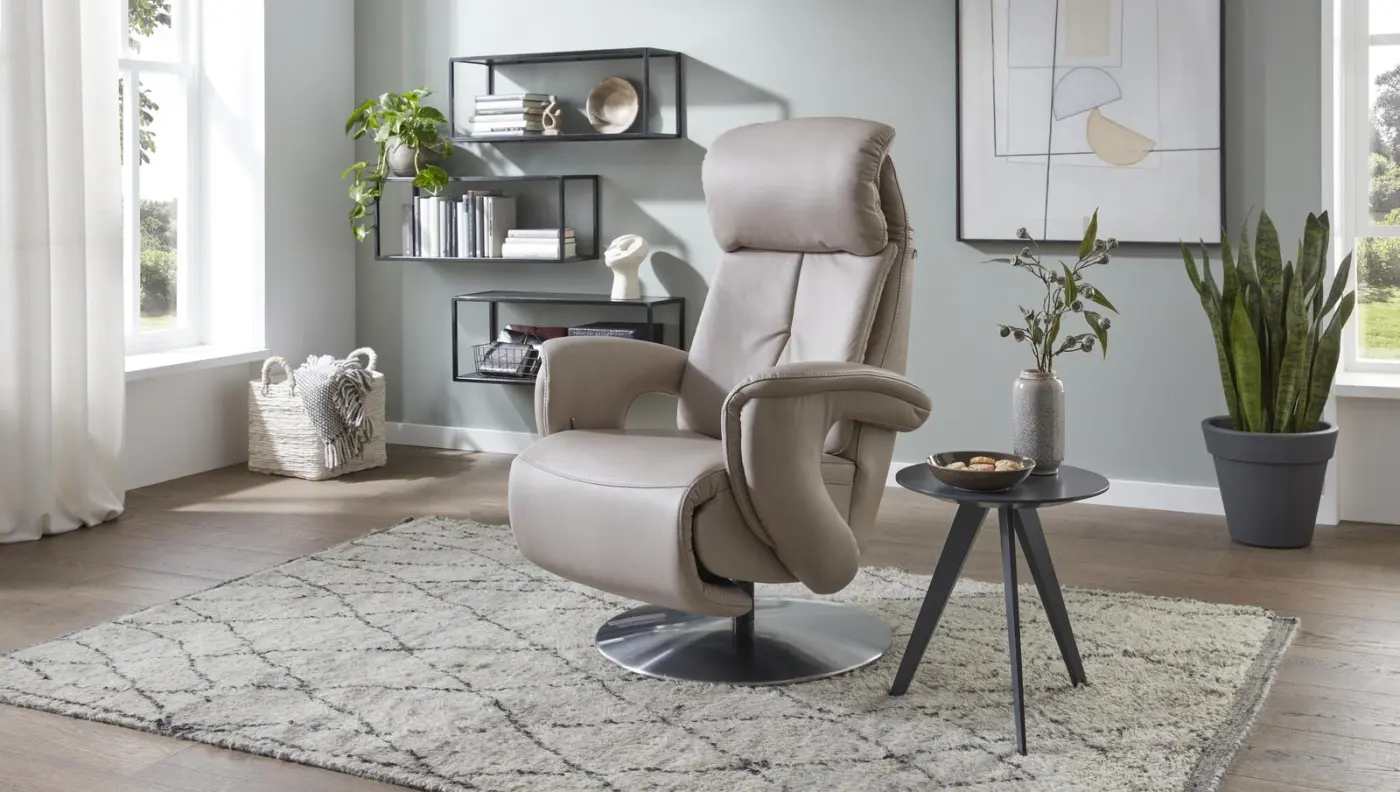 Hukla Relaxsessel CM-HU1157-XL incl. Starthilfe Vivre pearl Hukla Relaxsessel CM-HU1157-XL incl. Starthilfe Vivre pearl