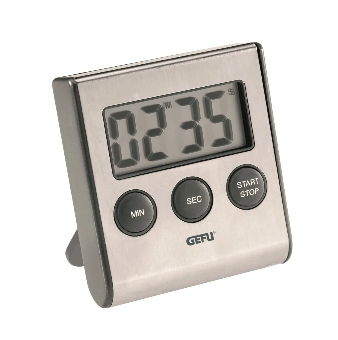 Gefu Digital-Timer CONTARE Schwarz, silber