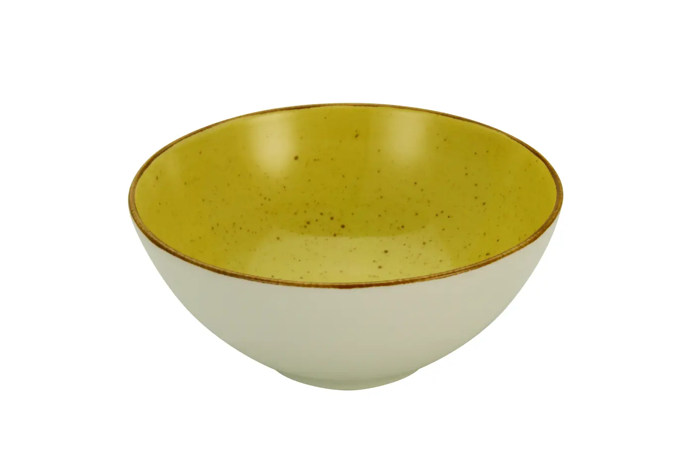 CreaTable Mehrzweckschale Vintage Nature Curry glänzend 800 ml 17 cm