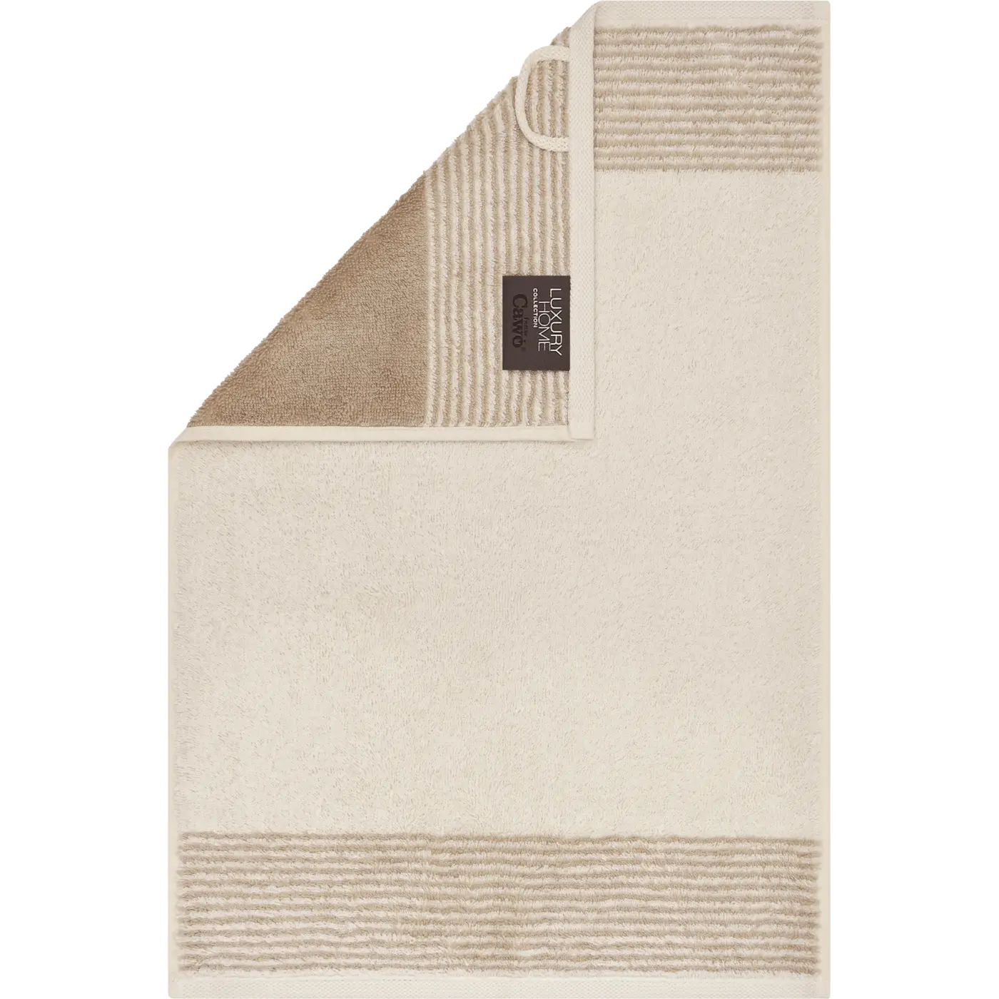 Cawö Gästetuch Two-Tone Doubleface natur 30/50 cm