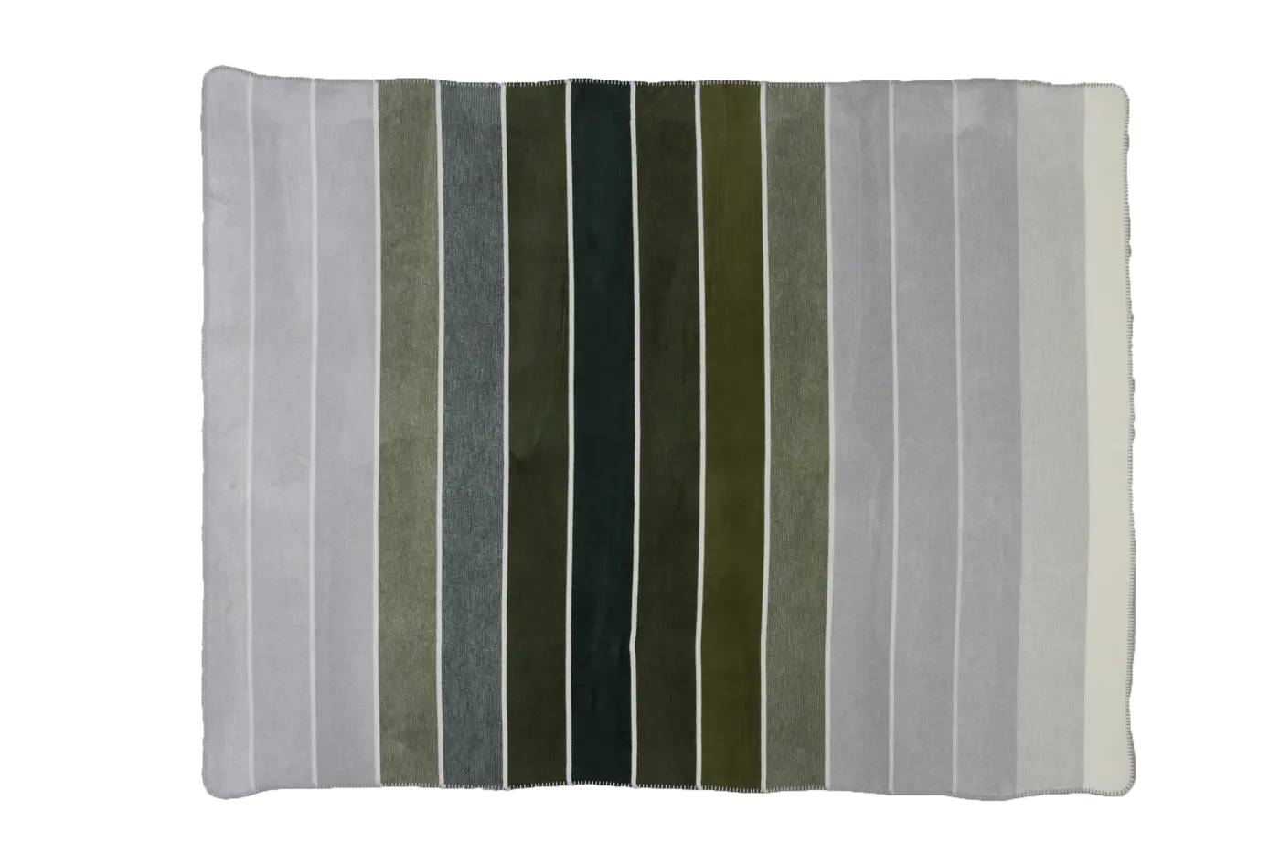 Interliving  Wohndecke Serie 9114 Horizon Green grün-natur 150x200cm