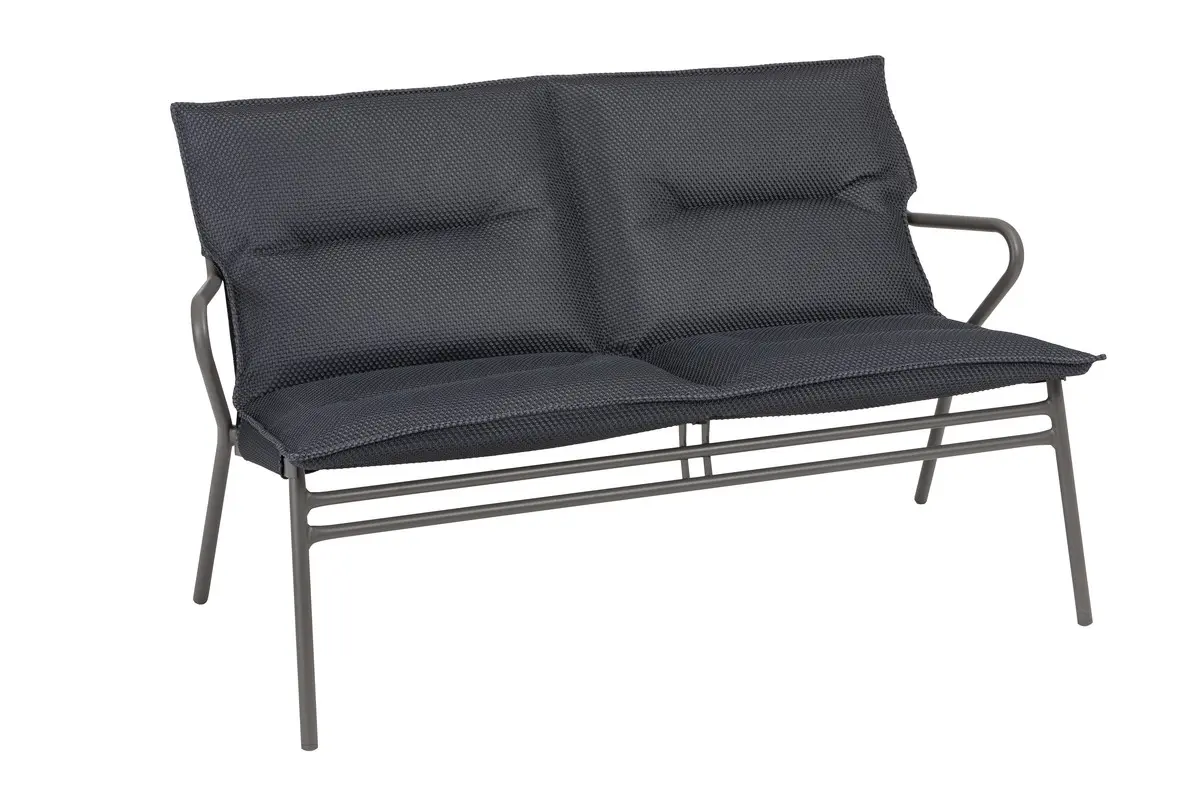 Lafuma Loungebank 2P BeComfort Dark Grey/Titane ca. 123 cm breit