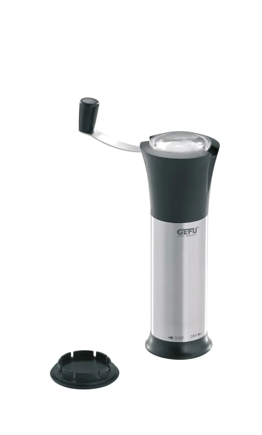 Gefu Muskatmühle MOSCATA Schwarz, silber