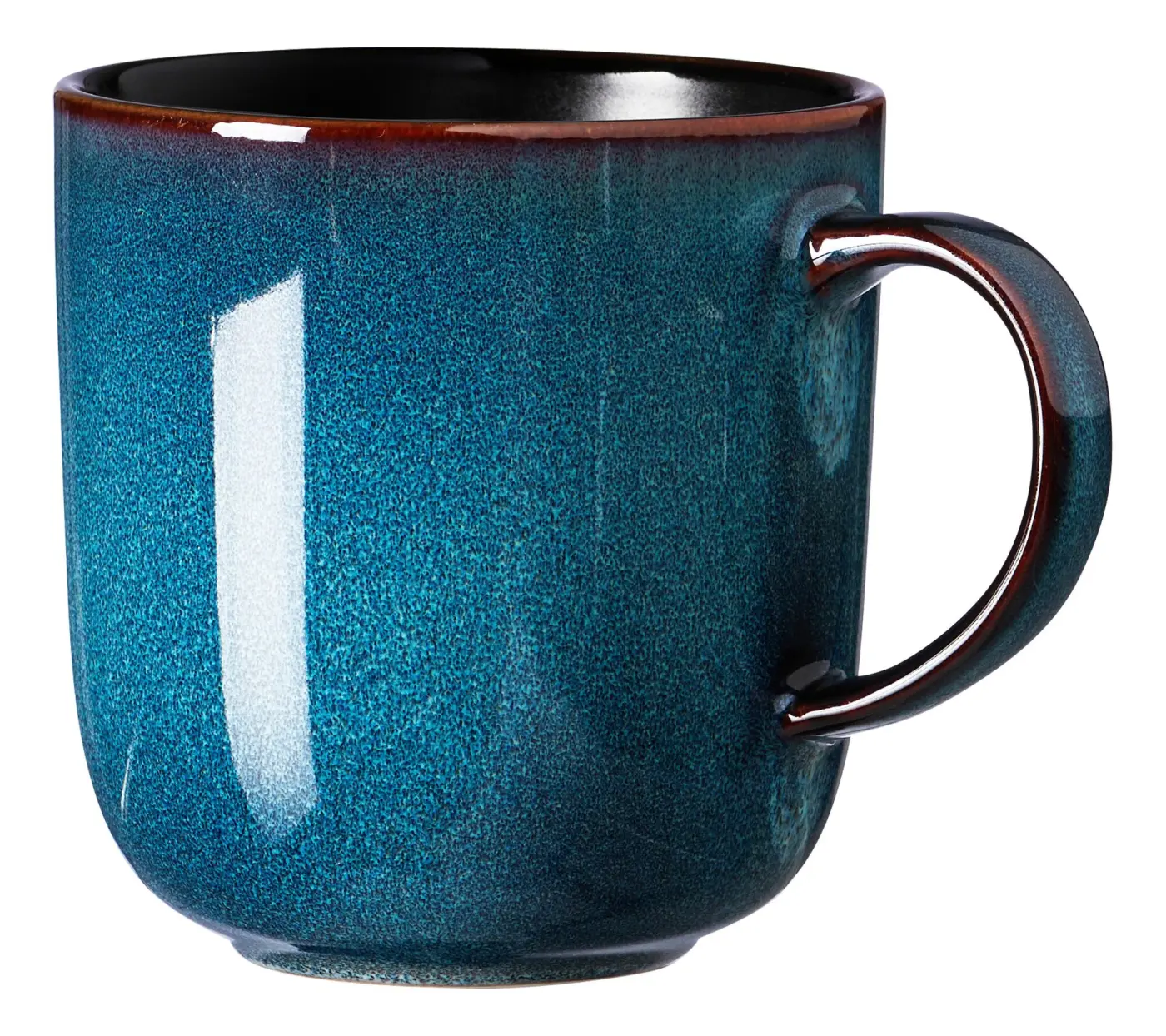 Ritzenhoff & Breker Henkelbecher Bali  blau|schwarz 400 ml