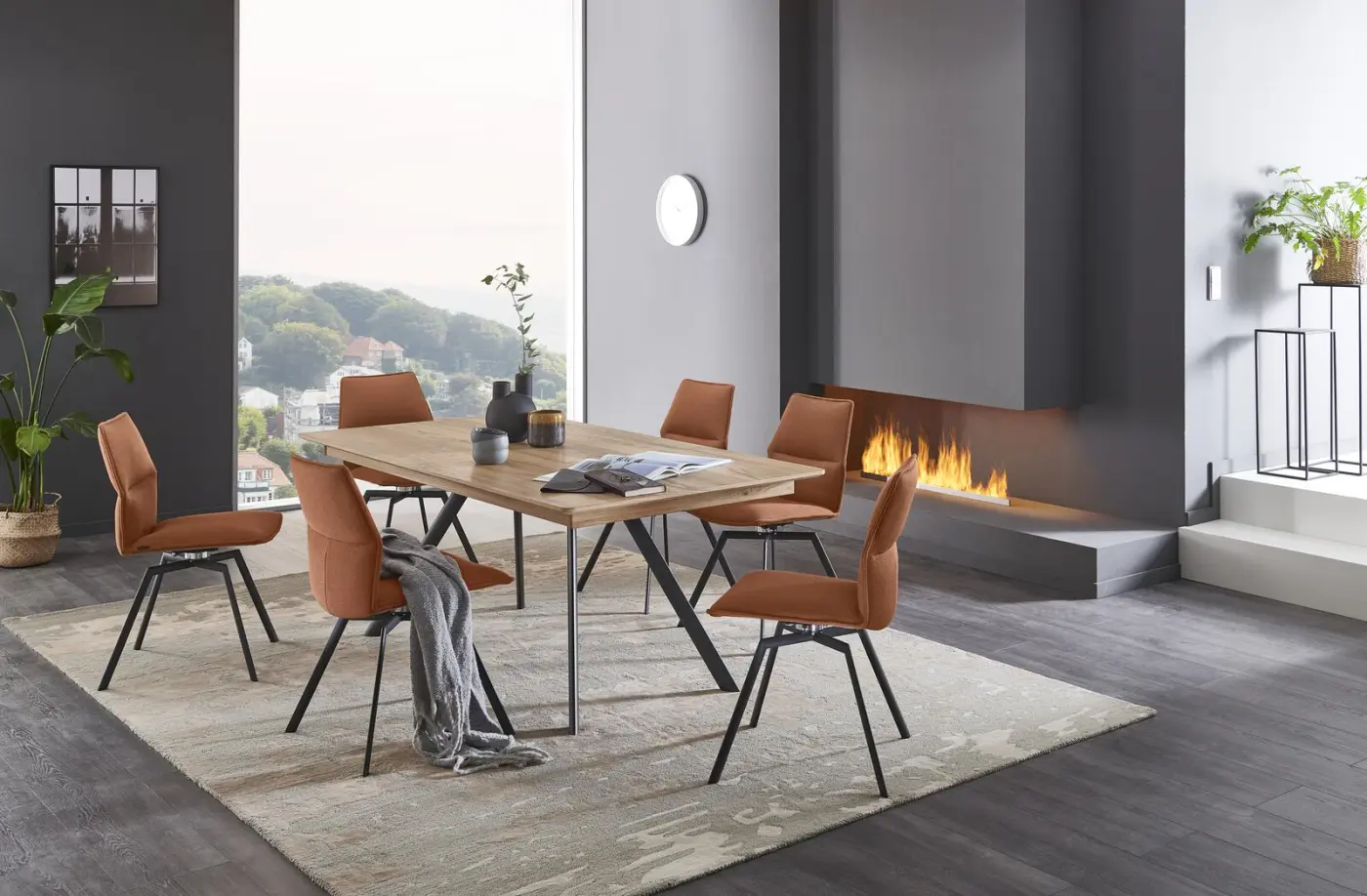 Venjakob Esstisch ET 324 Fin  Eiche rustico hell 190(290) x 100 cm
