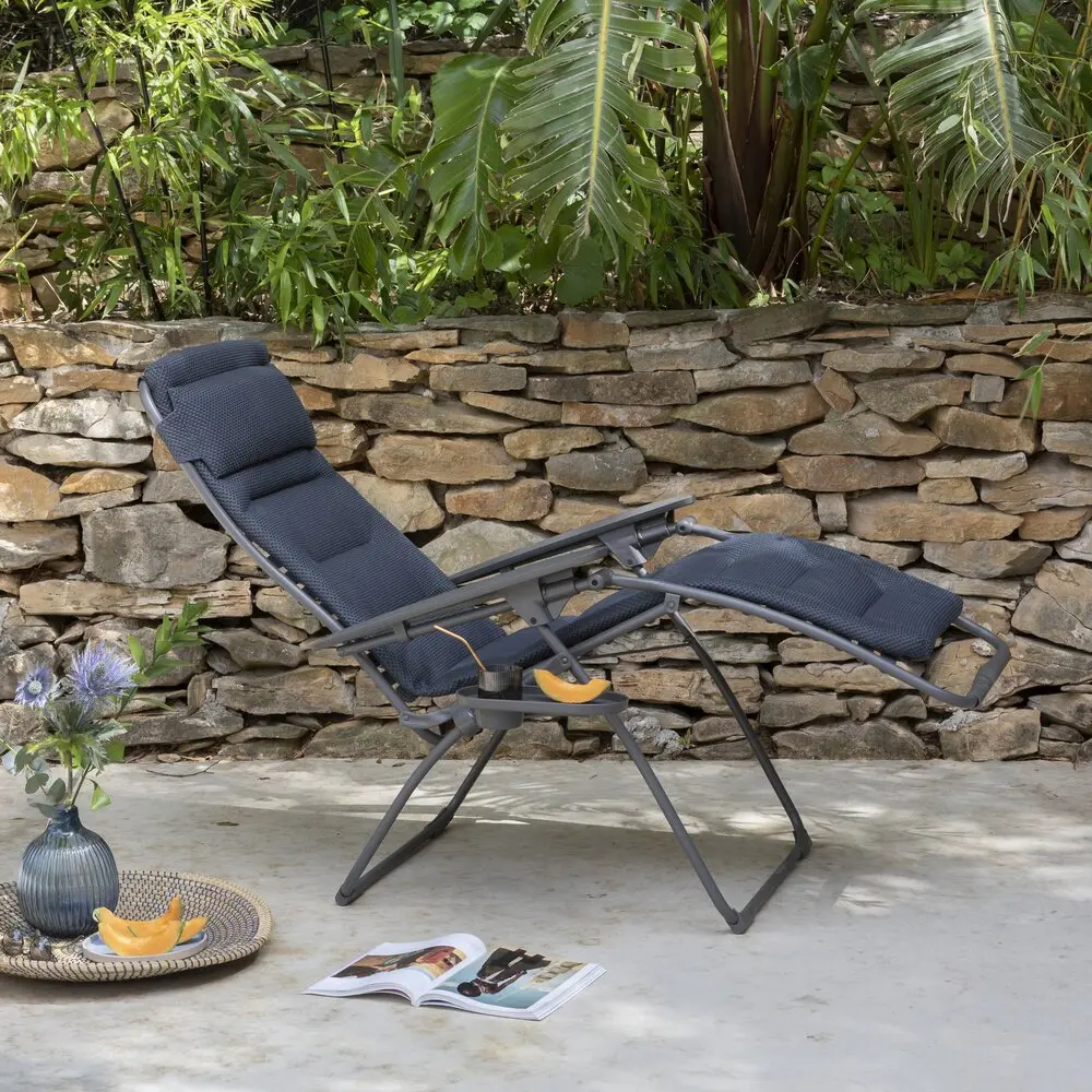 Lafuma Relaxlliege Be Comfort dunkelgrau ca. 83 x 113 x 71 cm