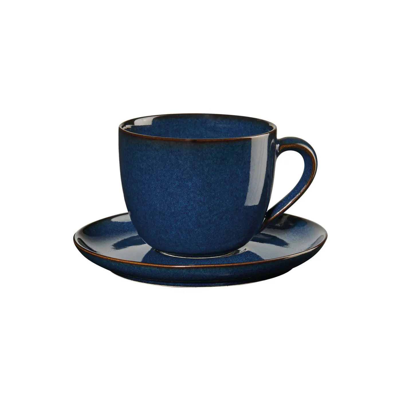 ASA Cappuccinotasse mit Untere saisons midnight blue 0,23 l 
