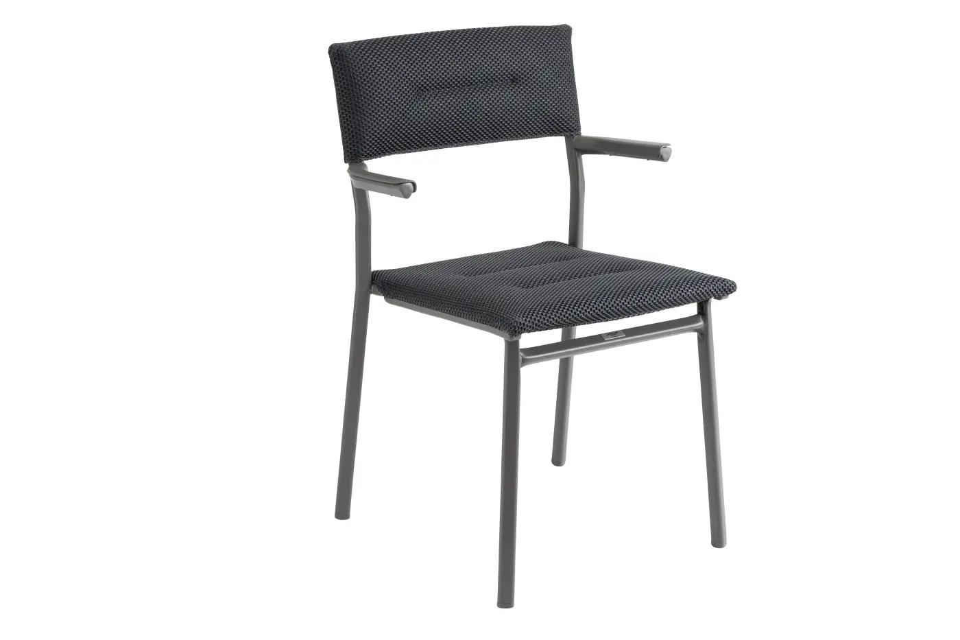 Lafuma Dining Stuhl mit Armlehne dark grey 58 x 85 cm