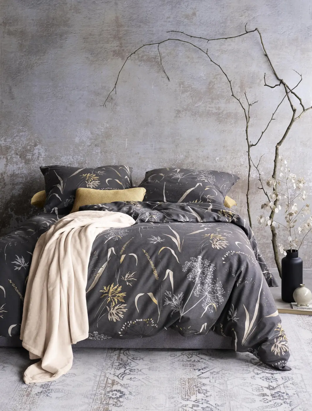 Irisette Bettwäsche Koala 135x200 cm grau