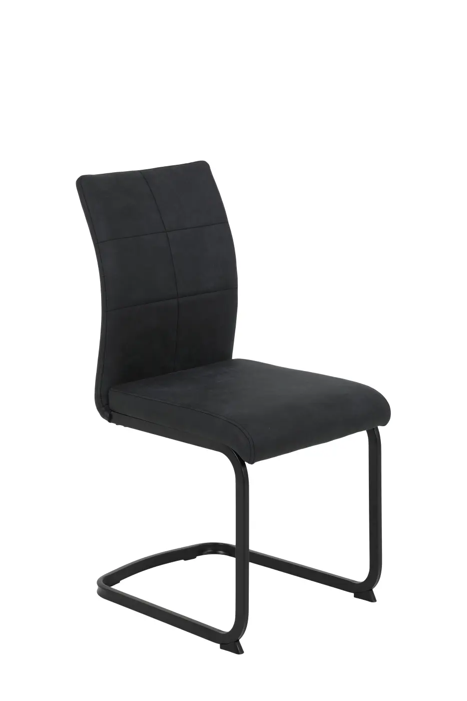 Hela  Schwingstuhl Pia S Microfaser Vintage, 46 Anthrazit