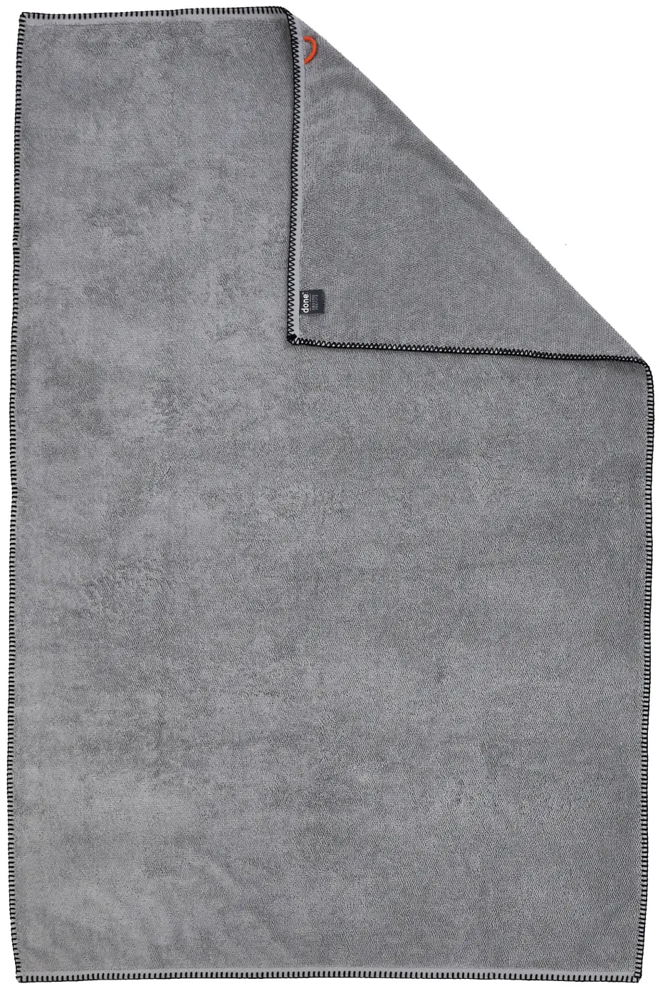 DONE. DELUXE PRIME Duschtuch XL silber 100 x 150 cm
