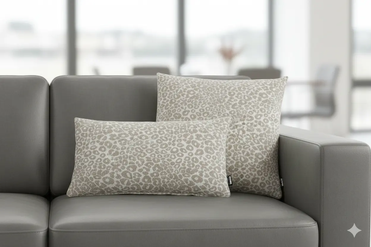 Done. Kissehülle Leo 50x50cm Silver