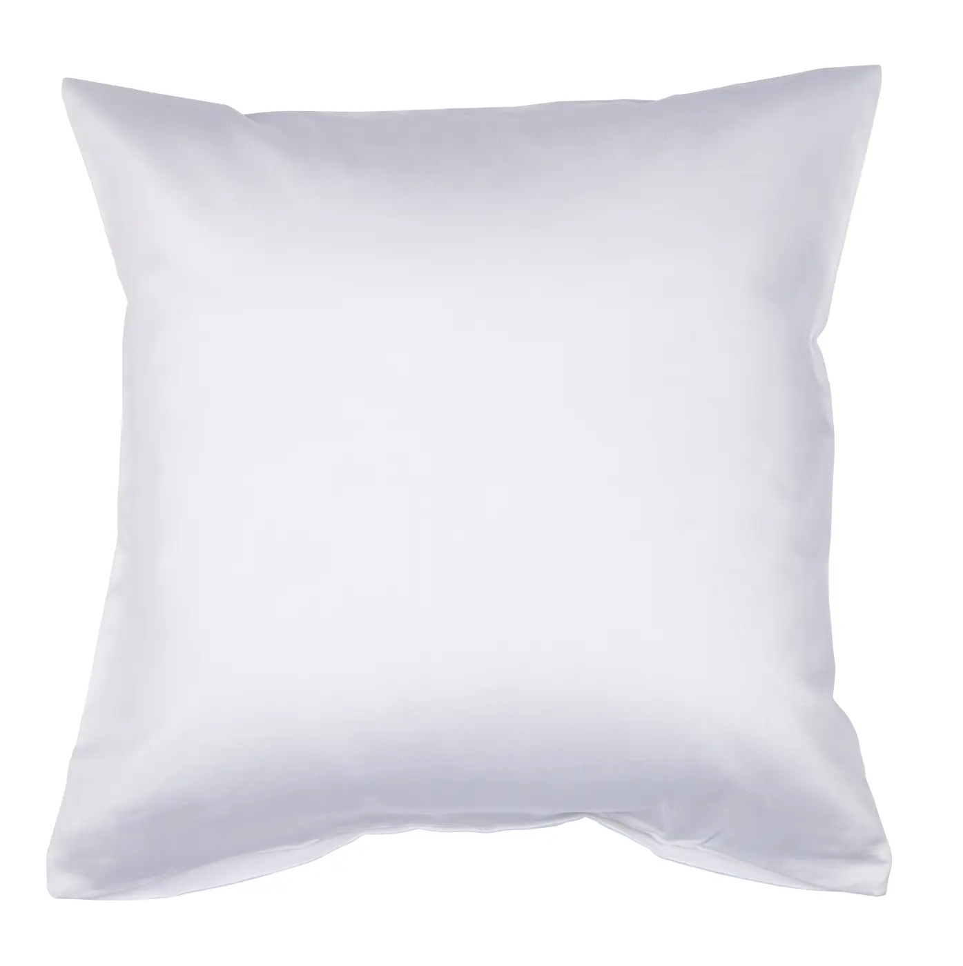 Janine Mako-Satin Kissen Colors weiss  40x40 cm