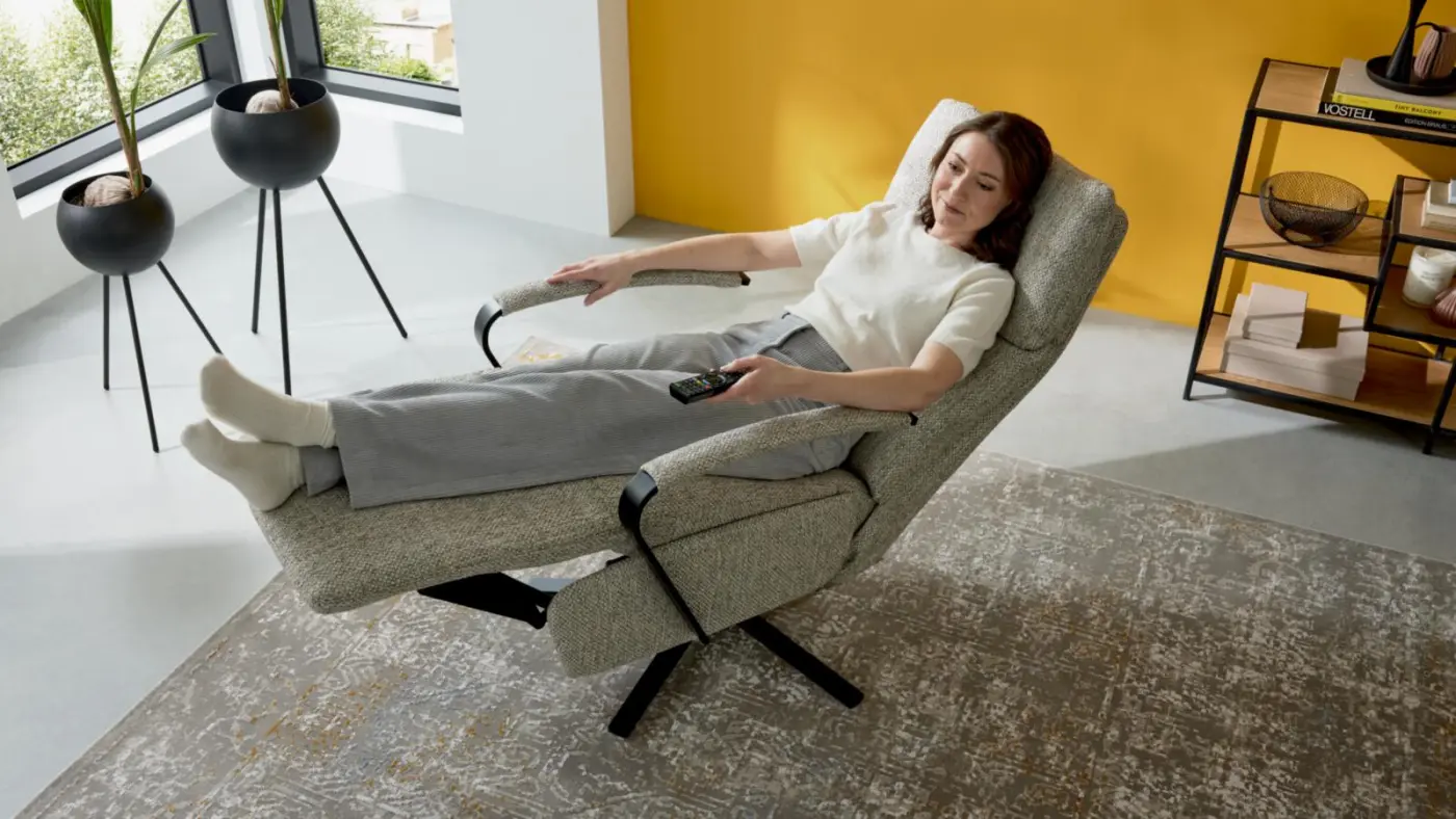 Interliving Relaxsessel Serie 4565 hellgrau