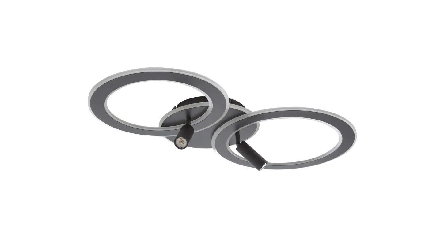 Interliving Deckenleuchte IL 9336 Schwarz