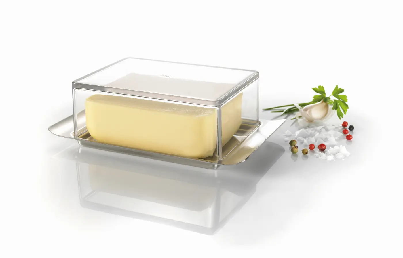 Gefu Butterdose BRUNCH Edelstahl/Kunststoff