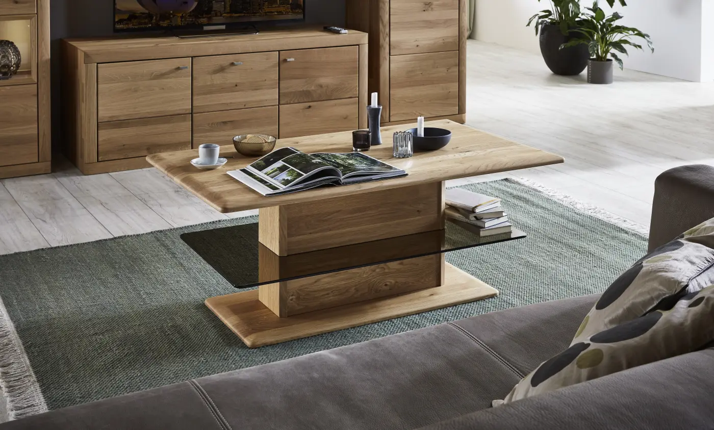 Wöstmann  Couchtisch Aurum europ. Wildeiche natur 120 x 70 cm