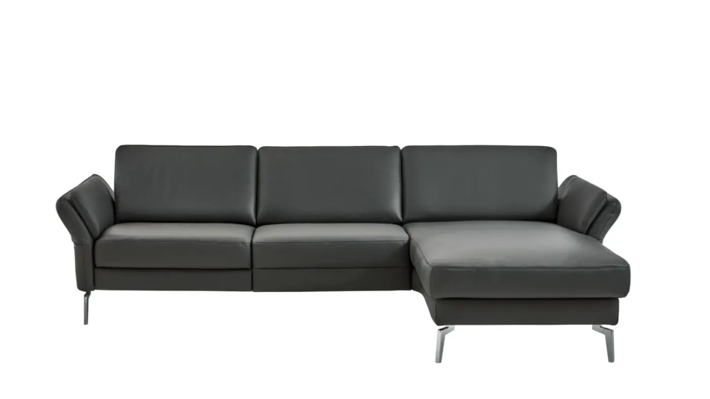 Polinova  Polstergruppe  MM-PN1200 Leder anthrazit ca. 285 x 172 cm