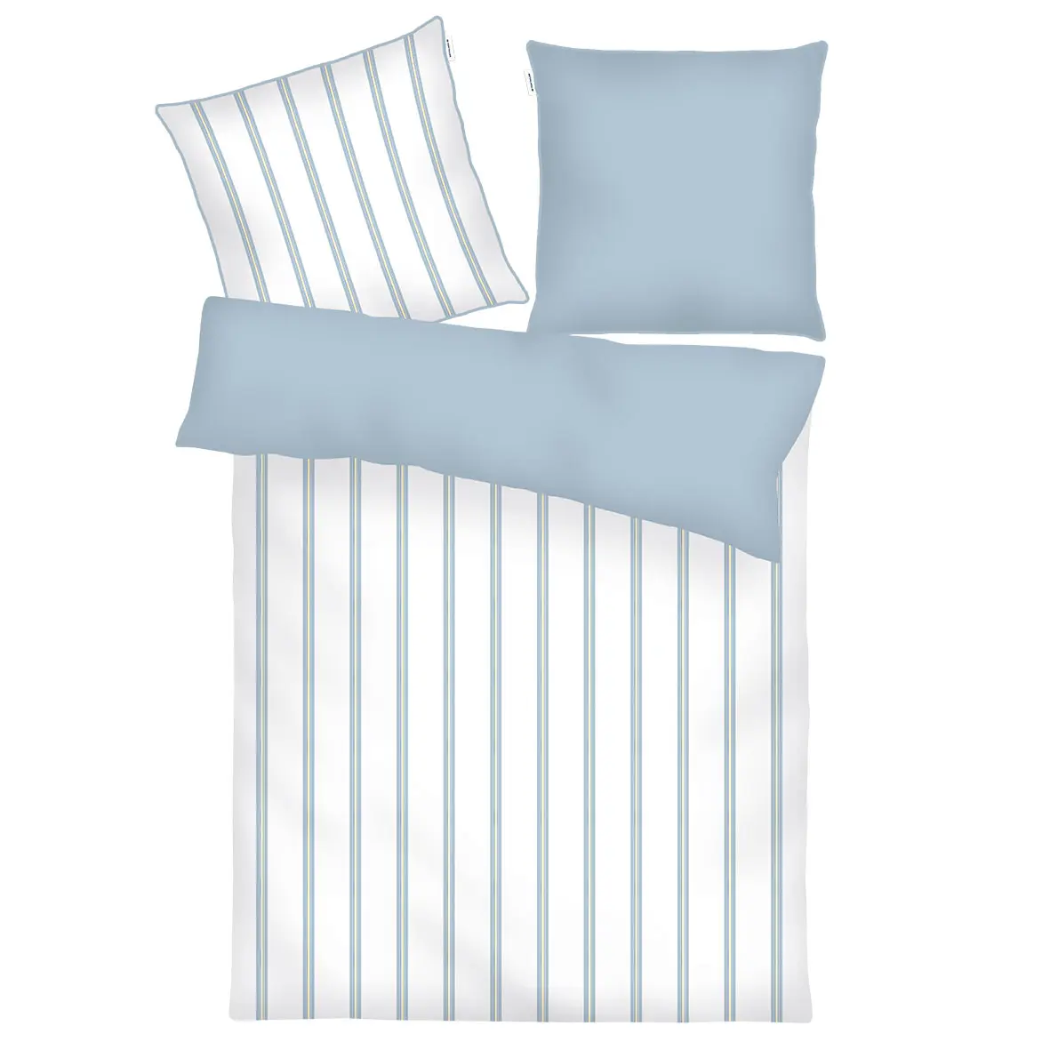 Tom Tailer  Satin Bettwäsche 80x80 + 135x200 cm sky blue