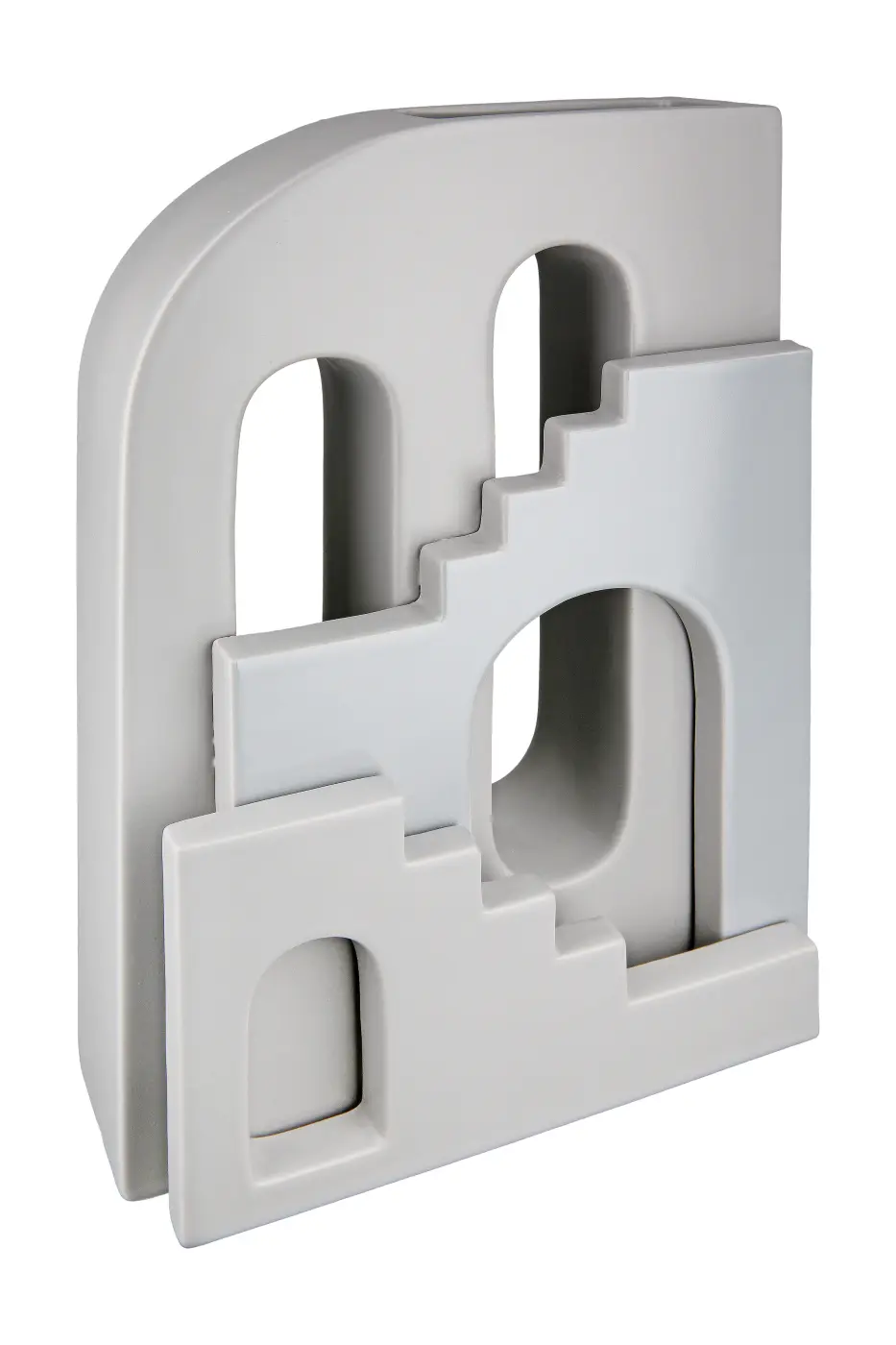 Gilde Vase "Faccia" Hausmotiv, Treppe
