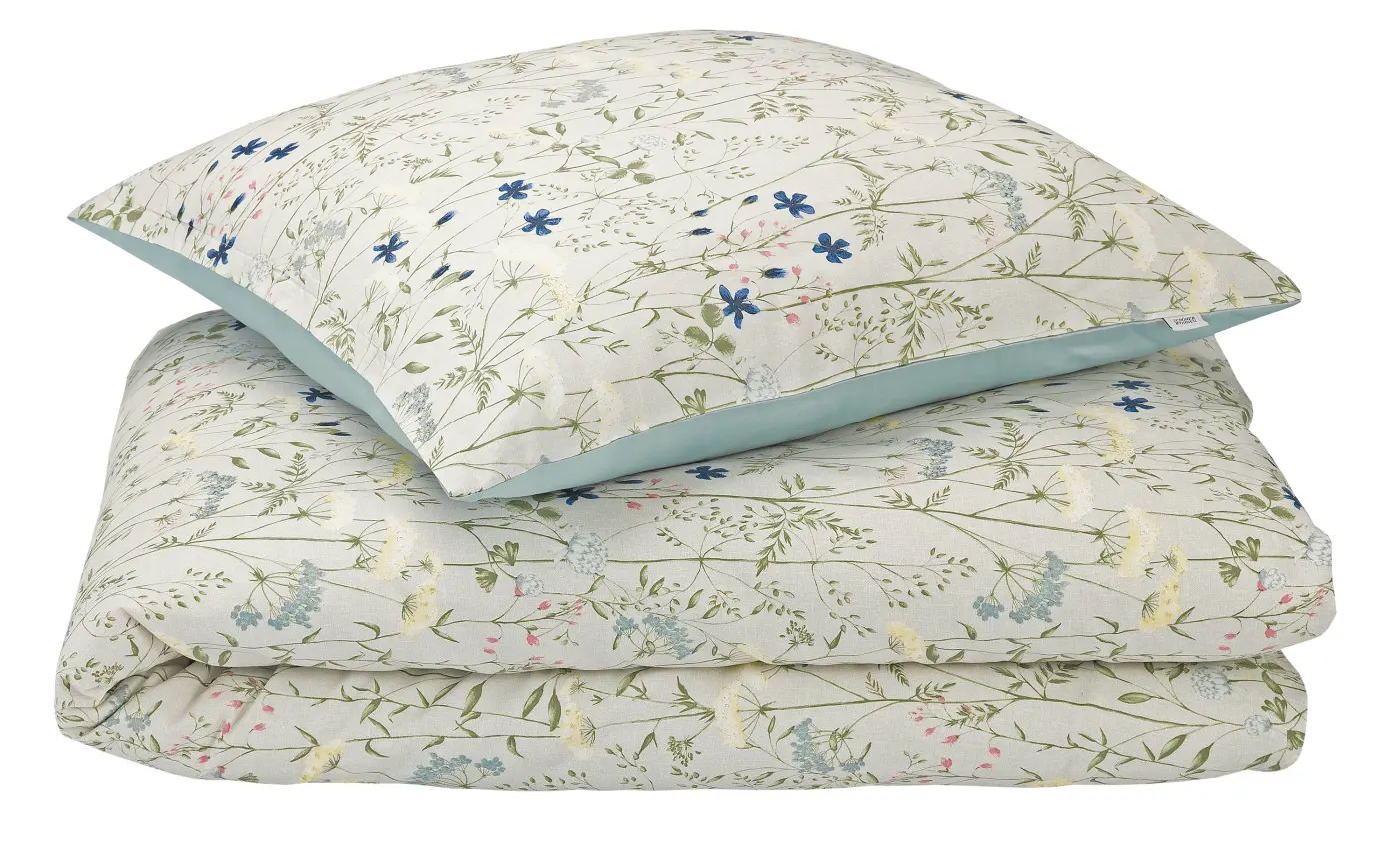 Schöner Wohnen Bettwäsche Satin Floral mehrfarbig 135x200cm