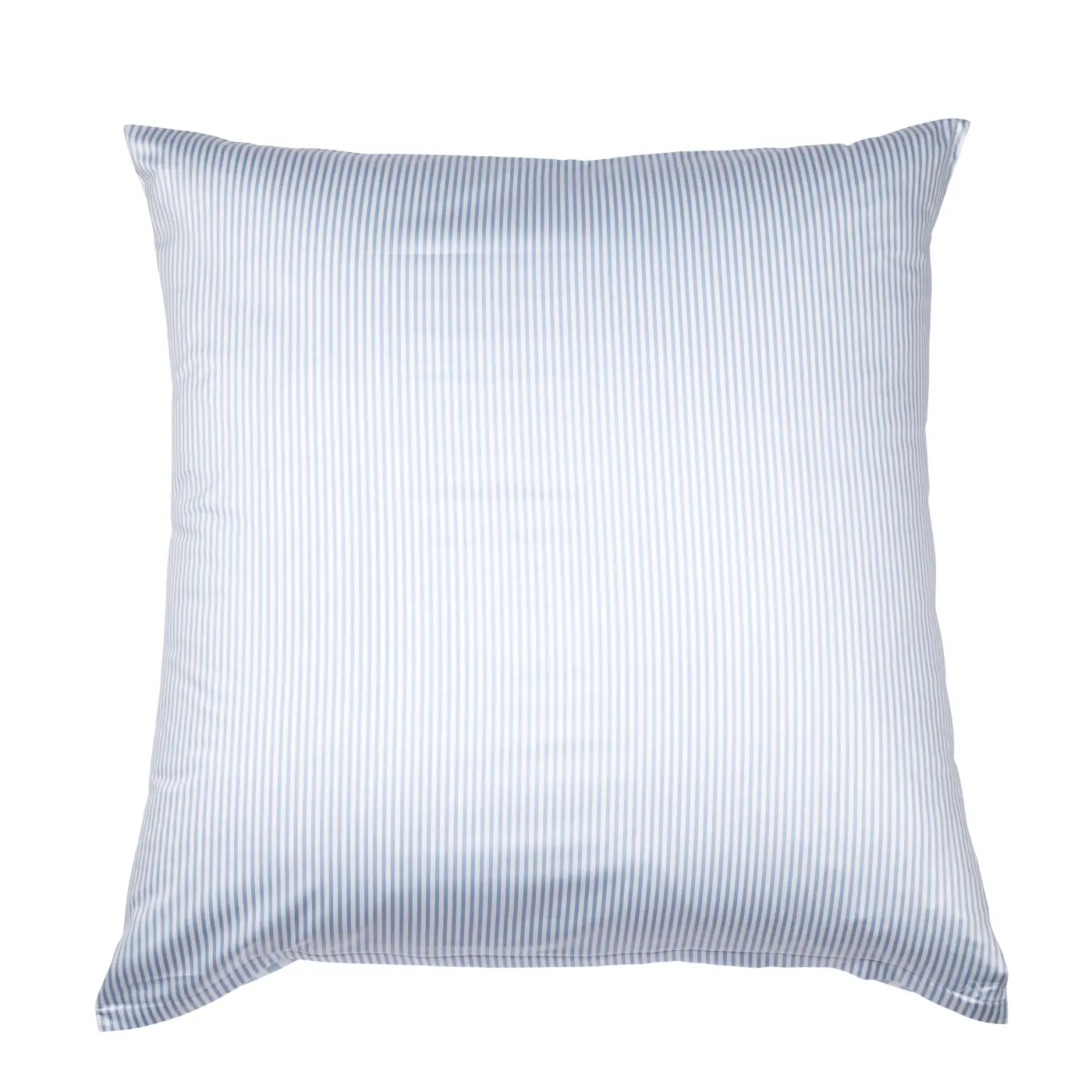 Janine  Mako-Satin Bettwäsche Modern Classic  perlblau 155x220/80x80 cm
