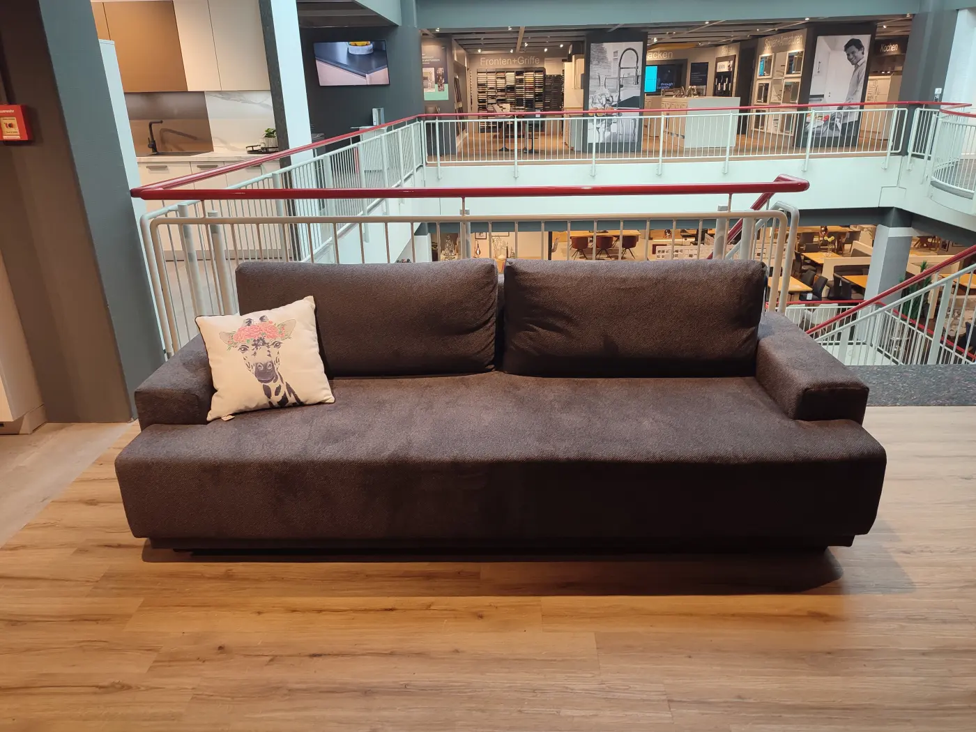 sun garden  Bigsofa SO230 Bremen  Grau LF ca. 144 x 197 cm