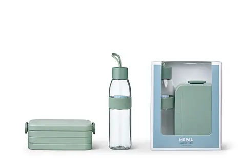 Mepal Lunchset unterwegs nordic sage