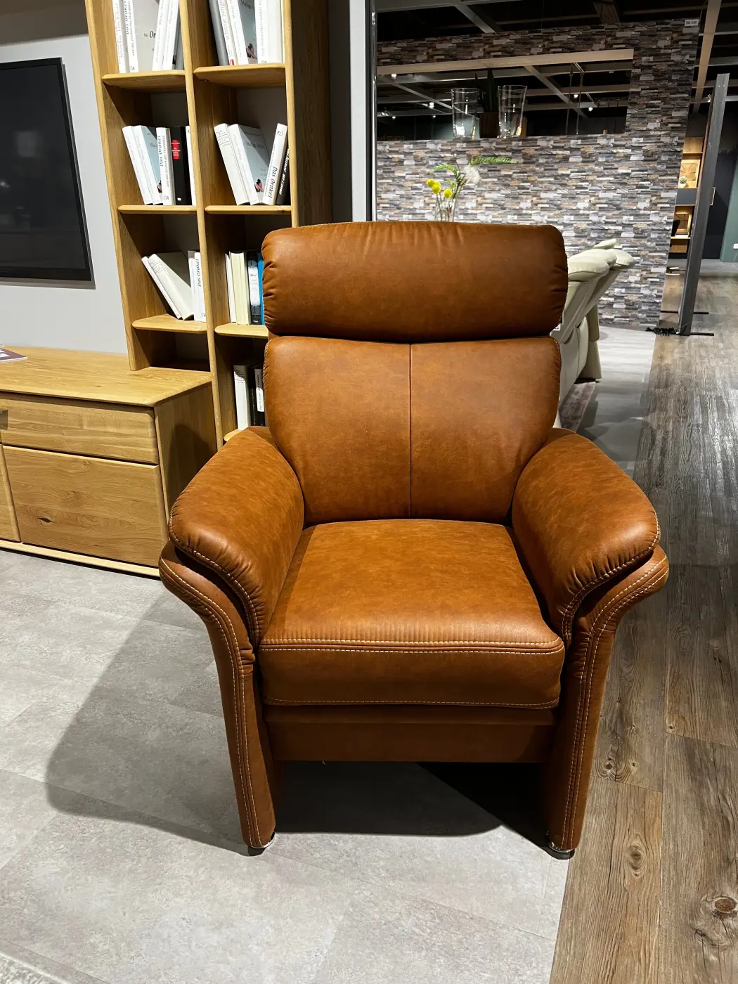 Dietsch Sessel schmal Korsika Vital Magnum cognac