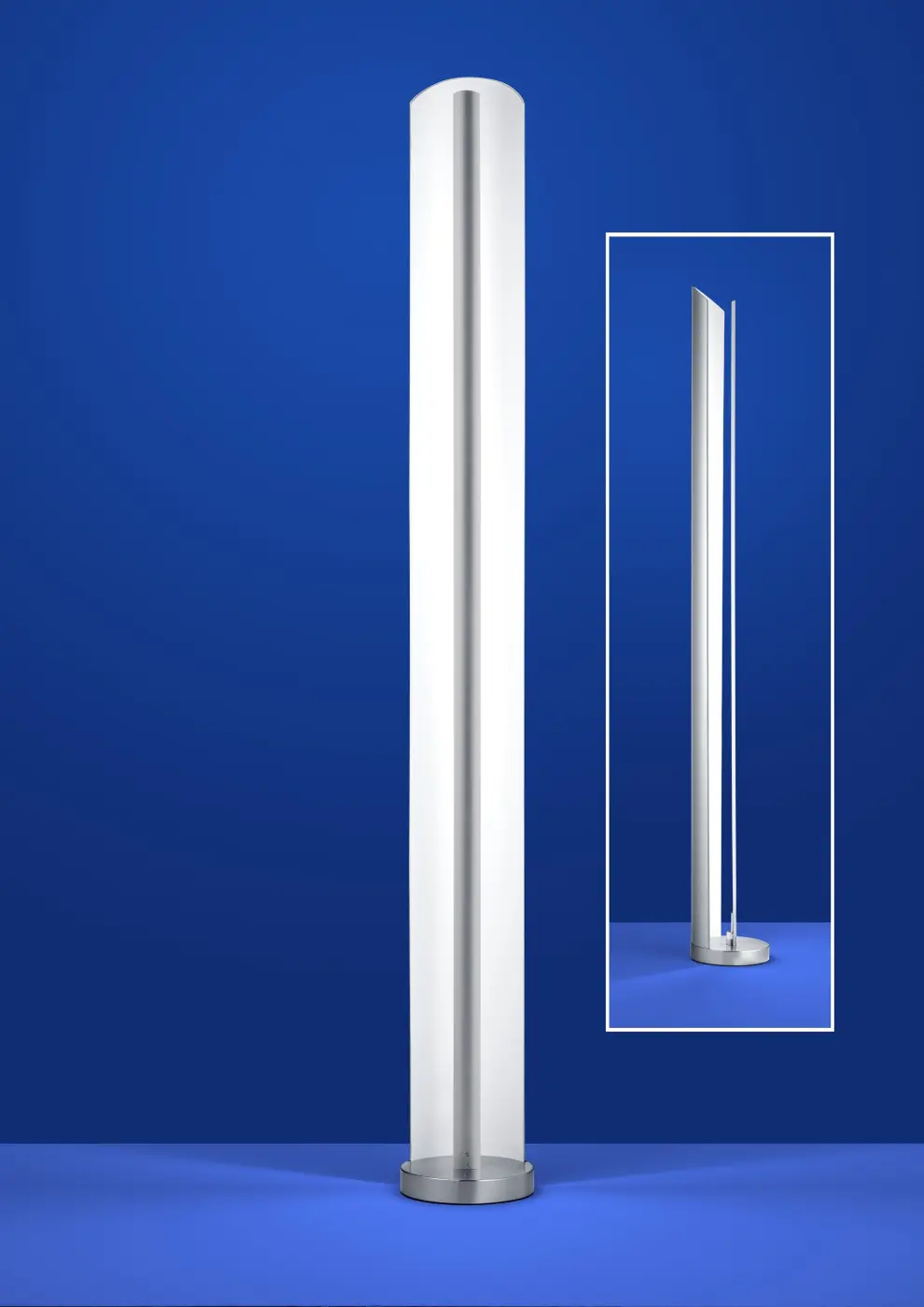 B-Leuchten  LED-Stehleuchte Obelisk Eisen