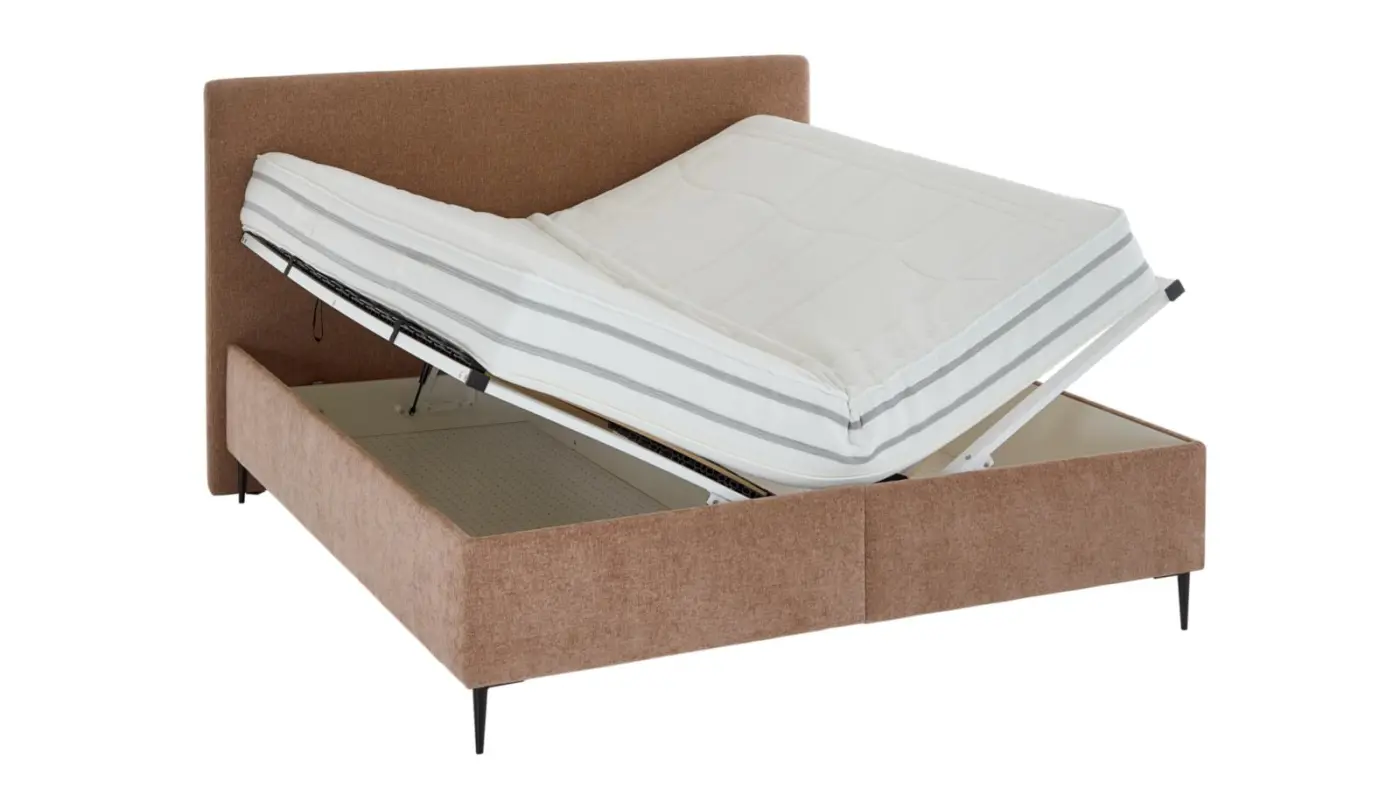 Oschmann Polsterbett  DREAMPLACE 2.0 PB hellbraun LF ca. 180 x 200 cm