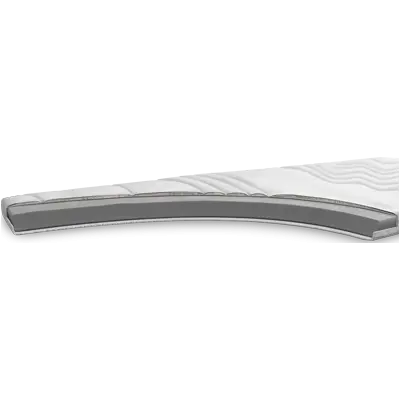 Interliving Boxspringbett Serie 1420 mit Topper natur LF 180 x 200 cm 