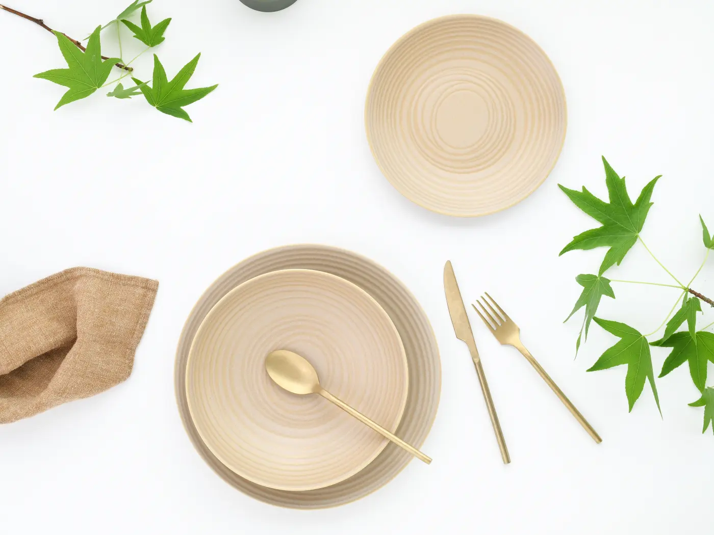 CreaTable Dessertteller Lava Stone sand