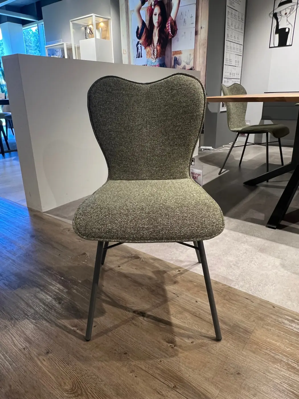 Interliving Stuhl Serie 5115 Leder jadegrün